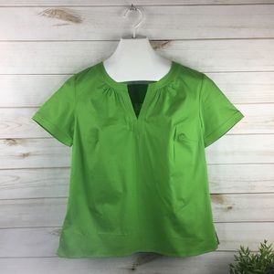 Talbots Women's Classy Short Sleeve Blouse Top 6